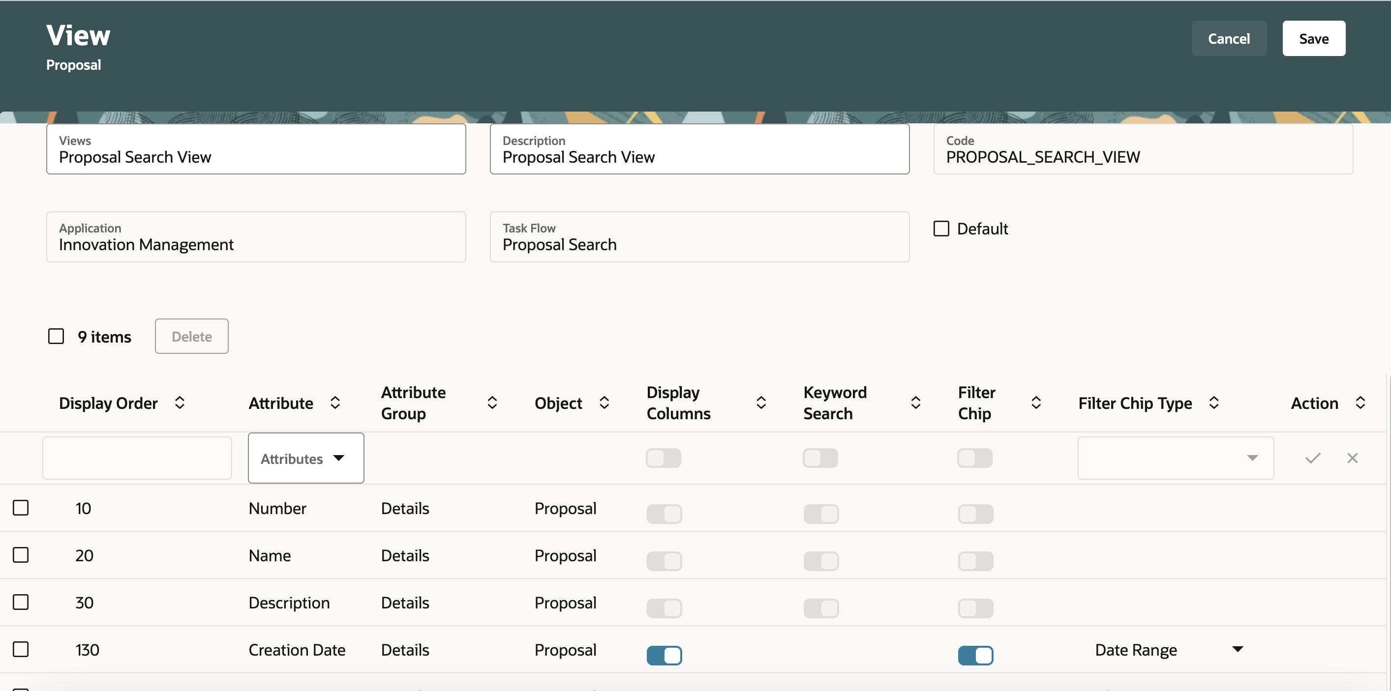 Configure View Display and Options