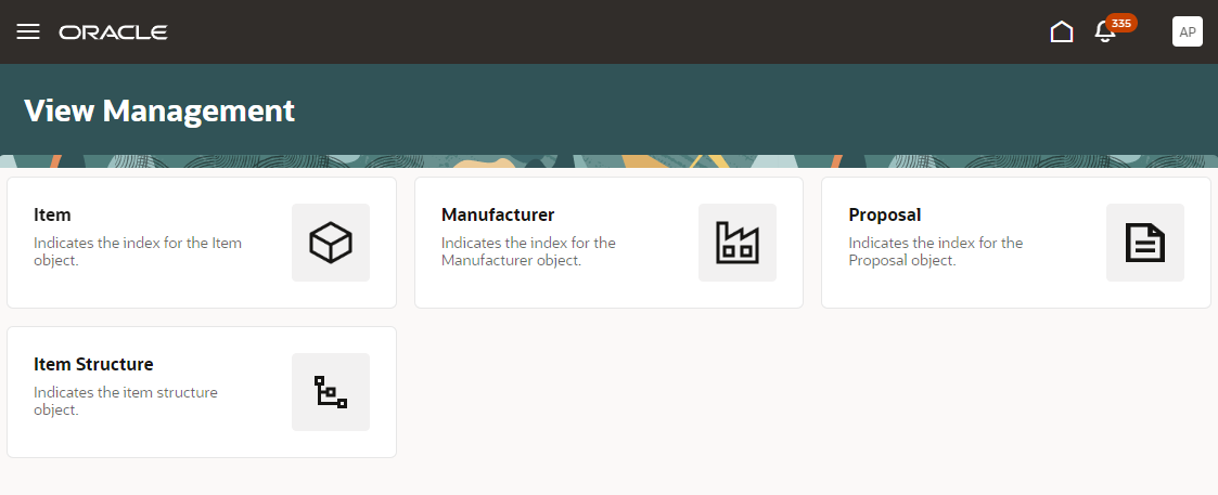 Configure View for Objects