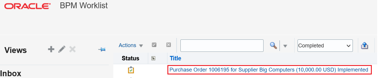 Implemented FYI Notification with Additional Information like Supplier, Document Total, and Currency in the Notification Title