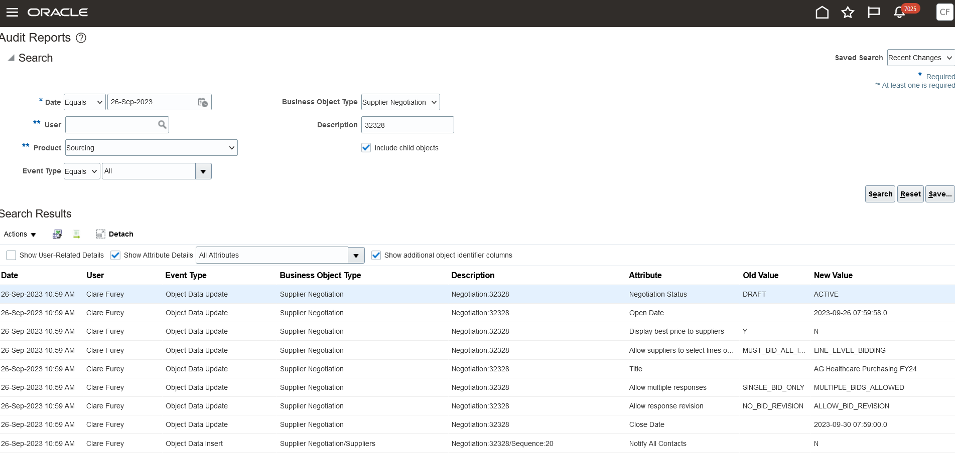 Generate Audit Report