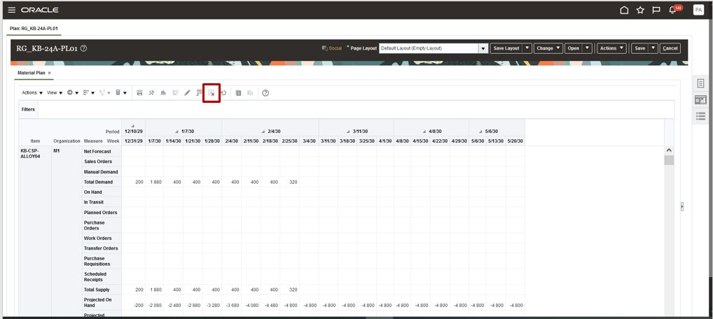 Status of the icon for important will be updated with error icon