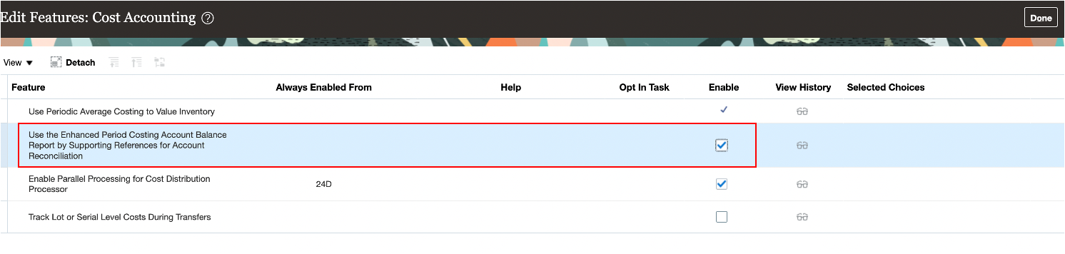 Feature Opt-in