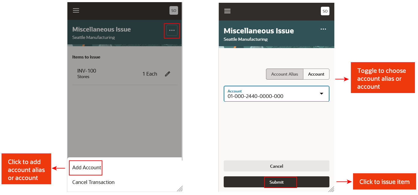 Issue item