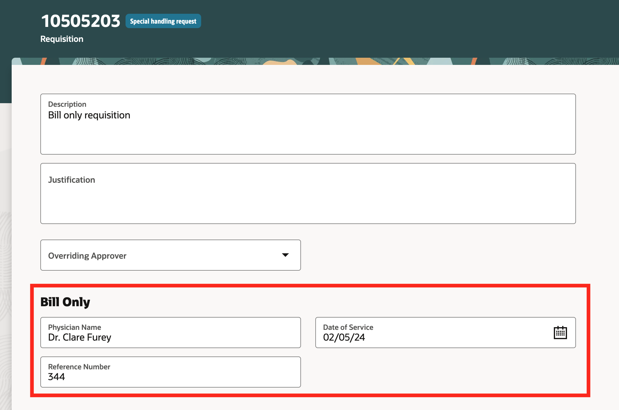 Create Requisitions and Purchase Orders Requiring Special Handling