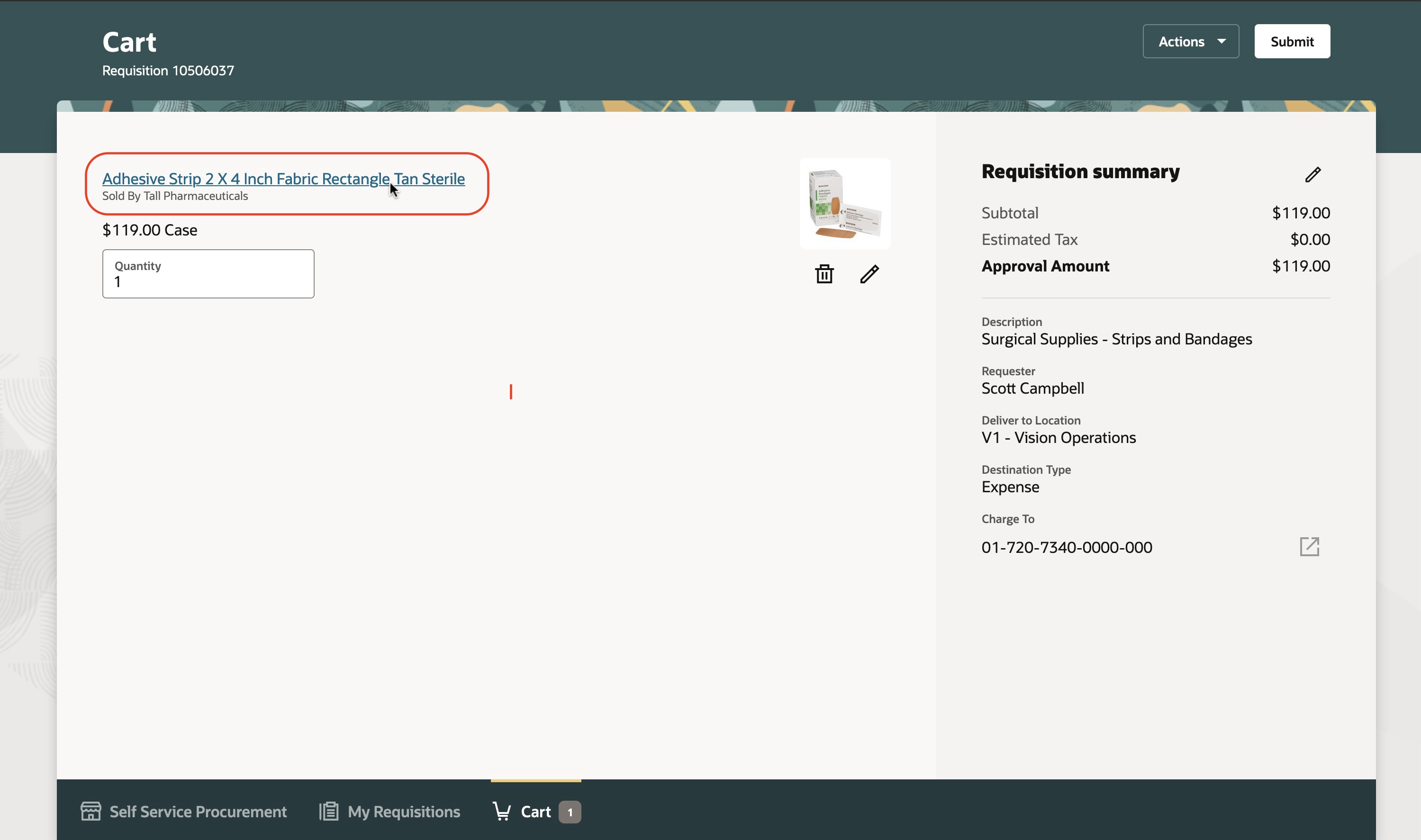 Navigating to the Product Line Details page