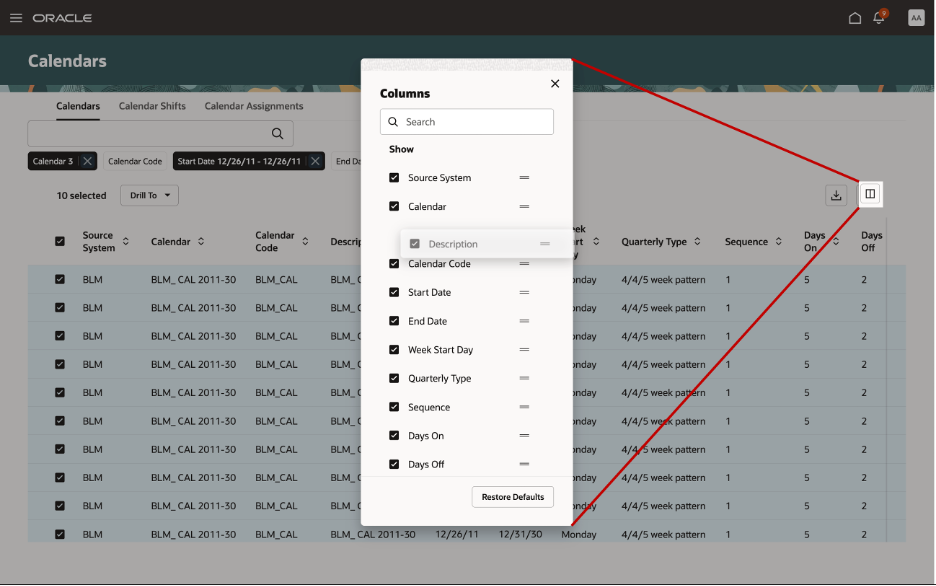 Select Additional Filters
