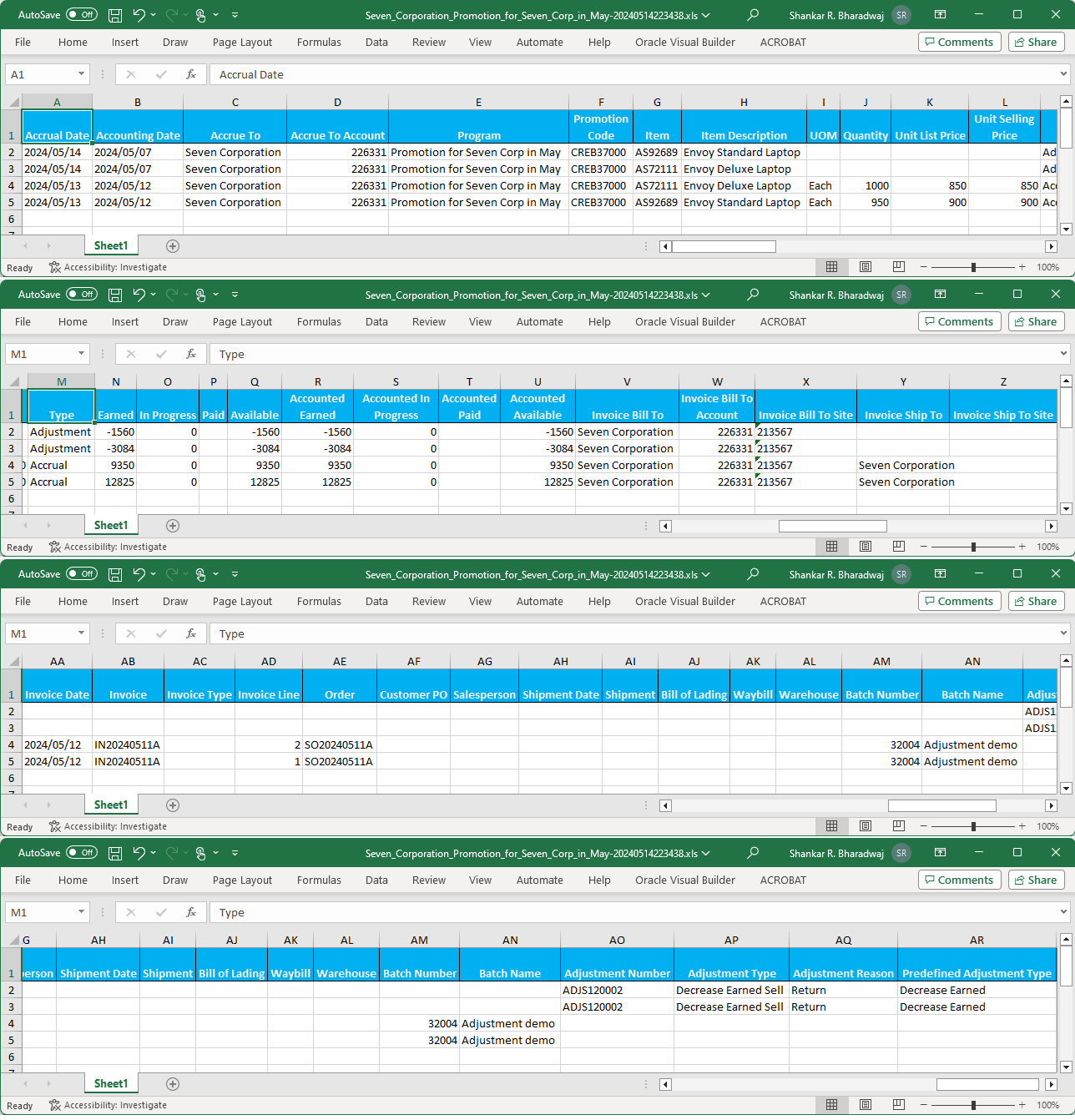 Earned Accrual Spreadsheet