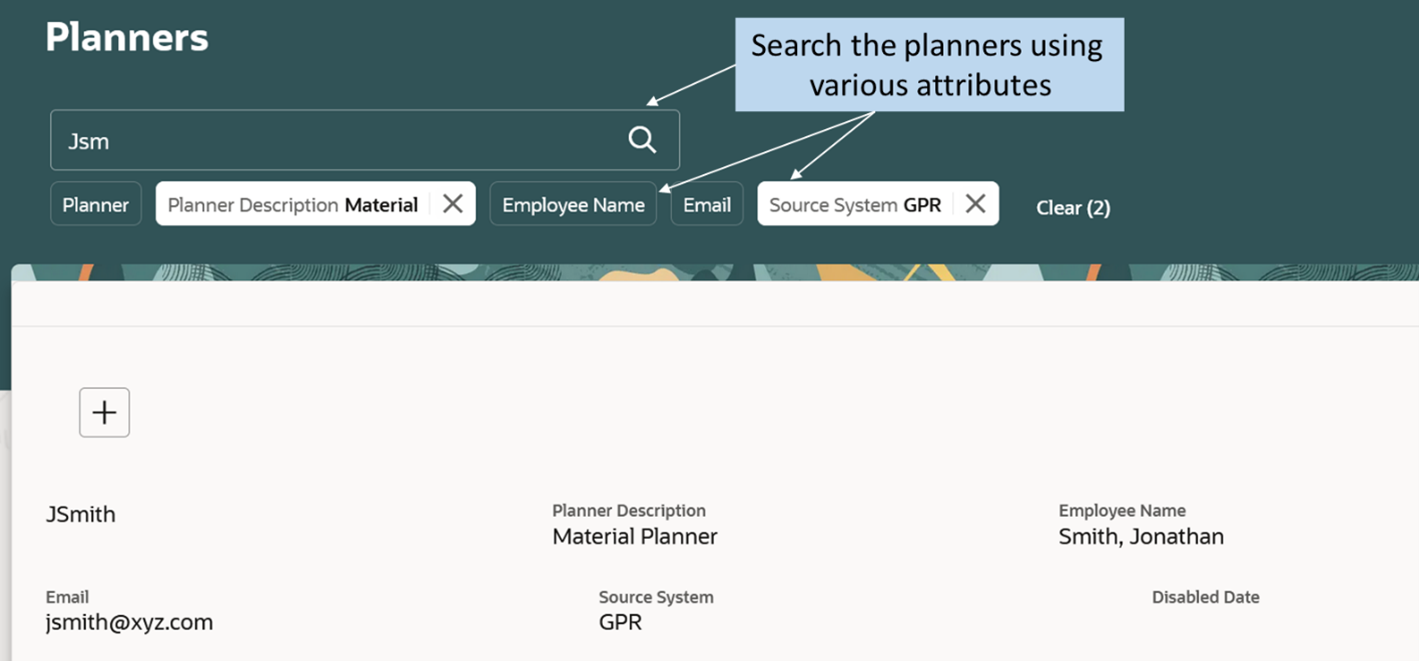 Search planners