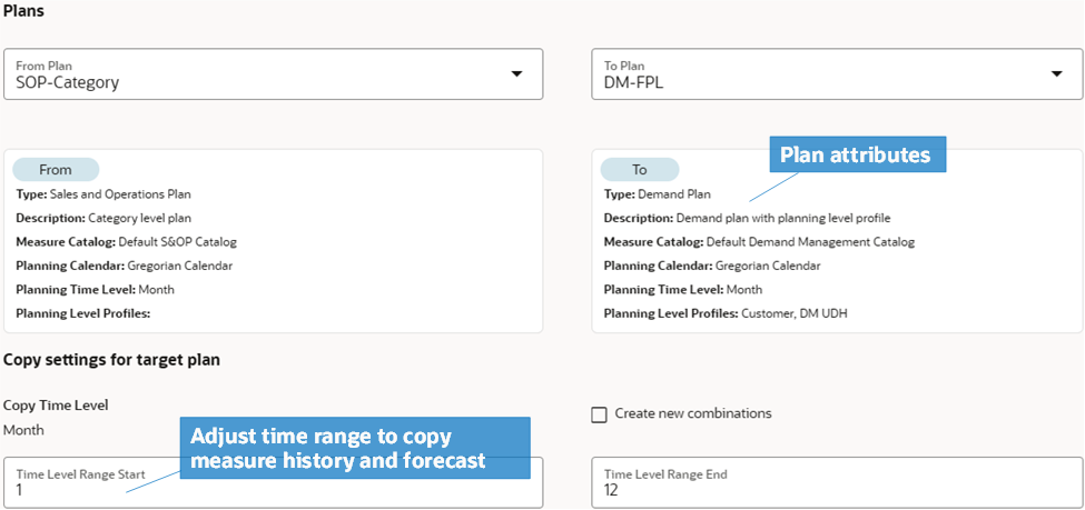 Adjust the Copy Time Range