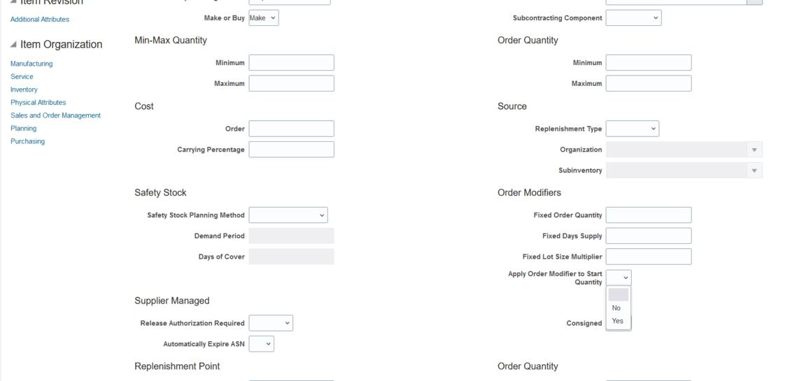 Apply Order Modifier to Start Quantity Attribute