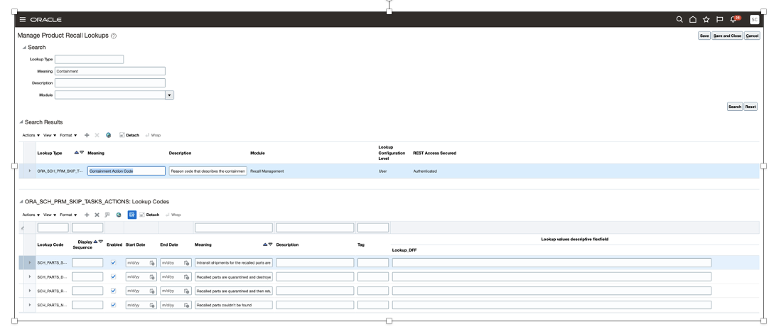 Product Recall Lookups