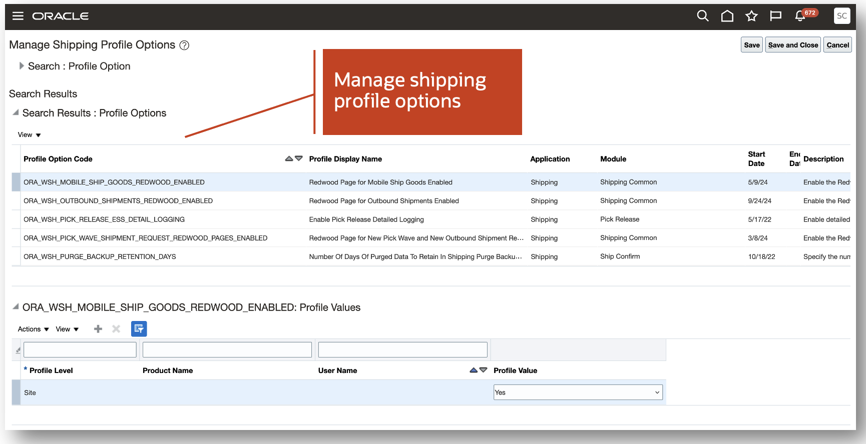 Manage Shipping Profile Options