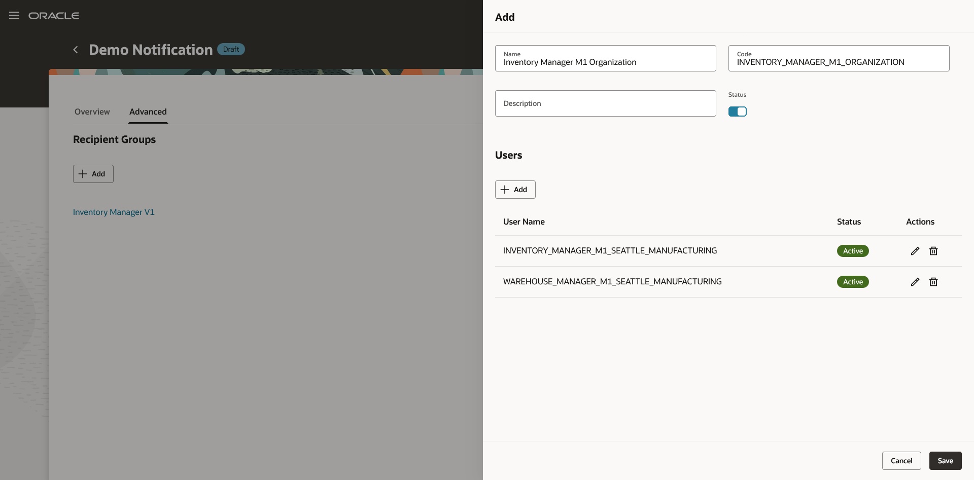 Add Recipient Group