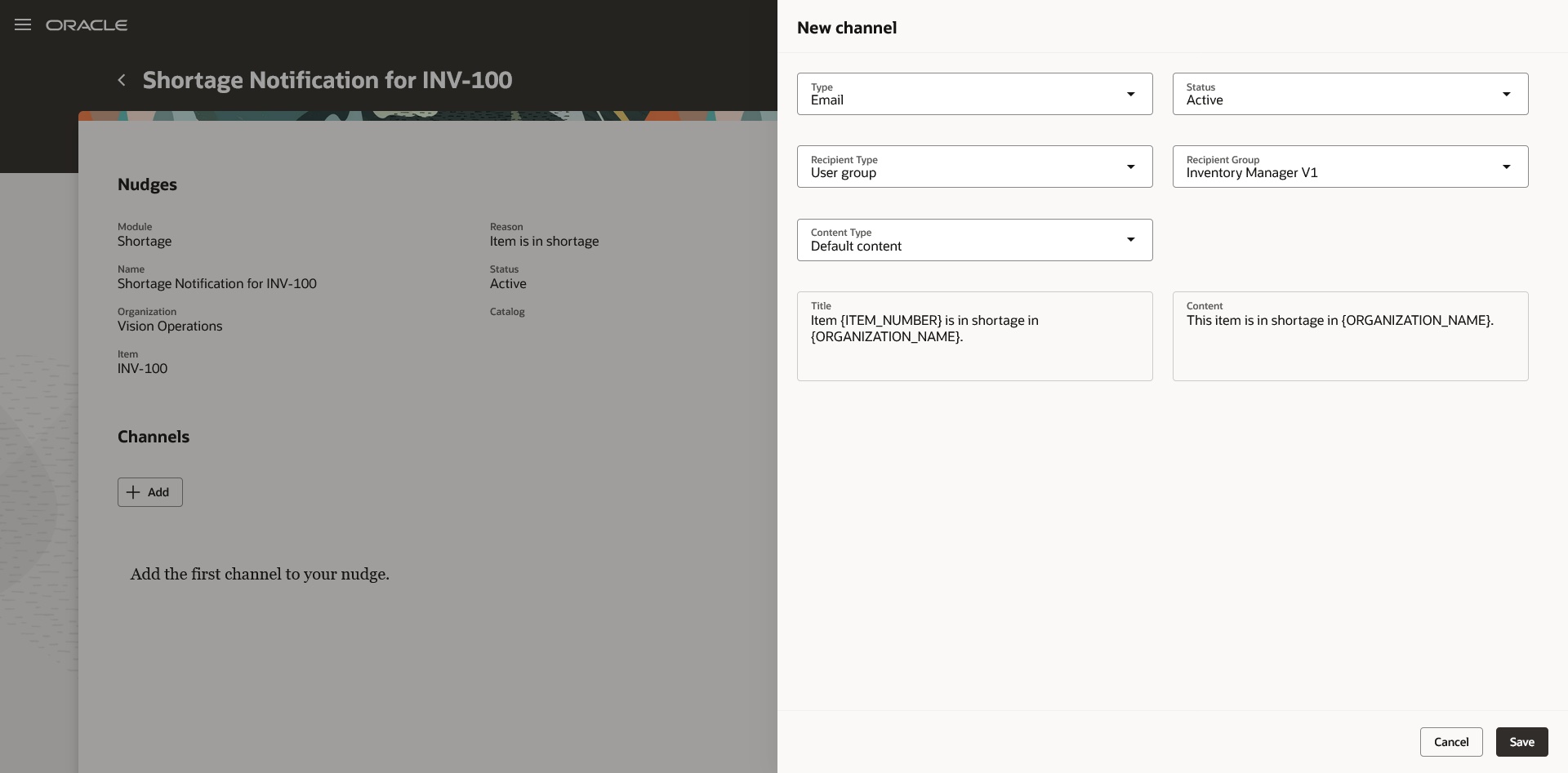 Add Nudge Channel