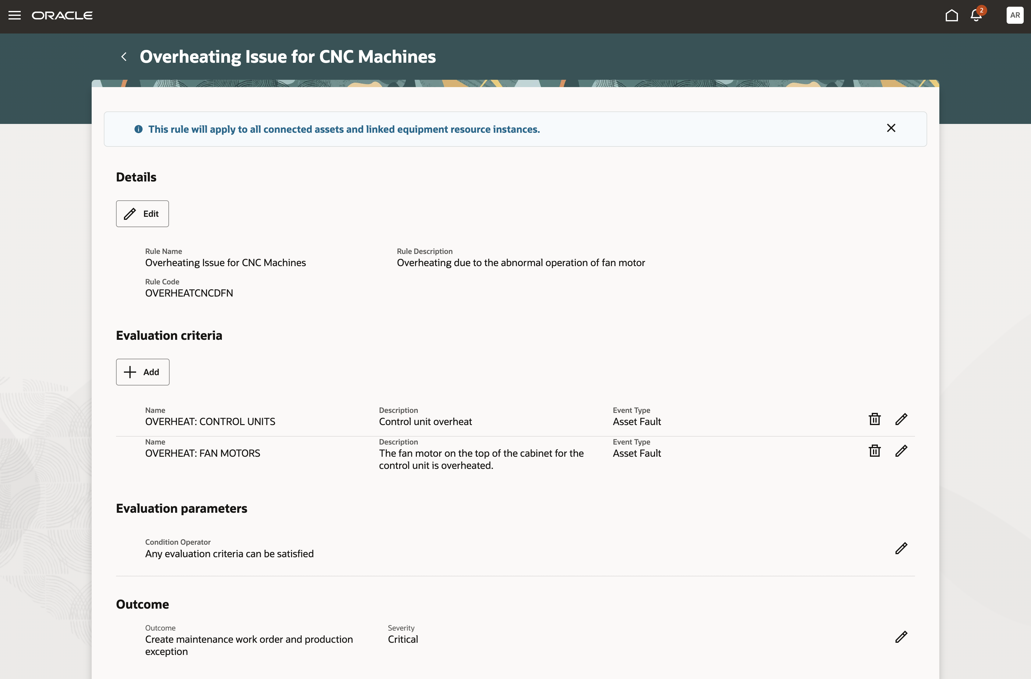 Rules Definition Page 