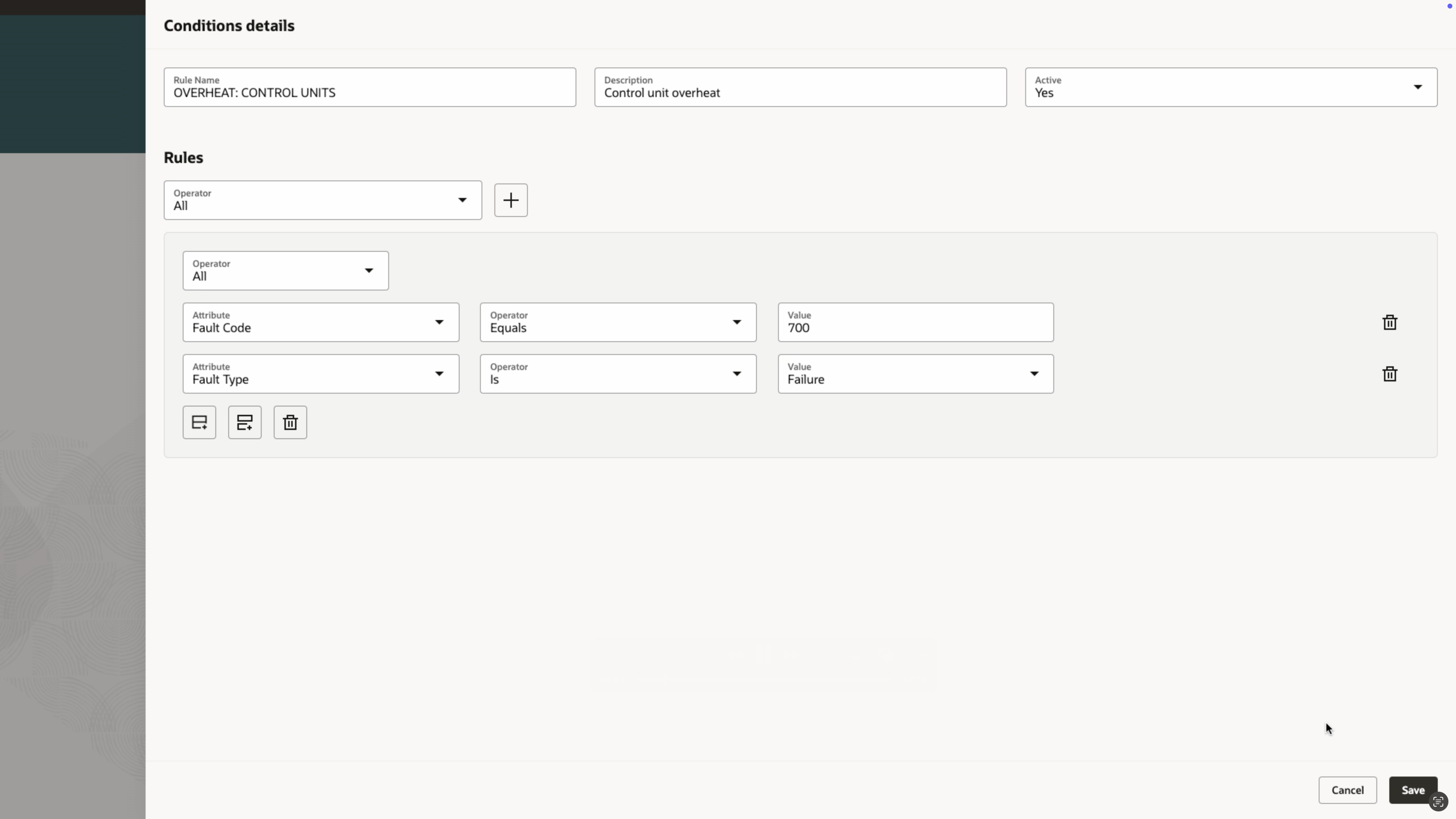 Set evaluation criteria