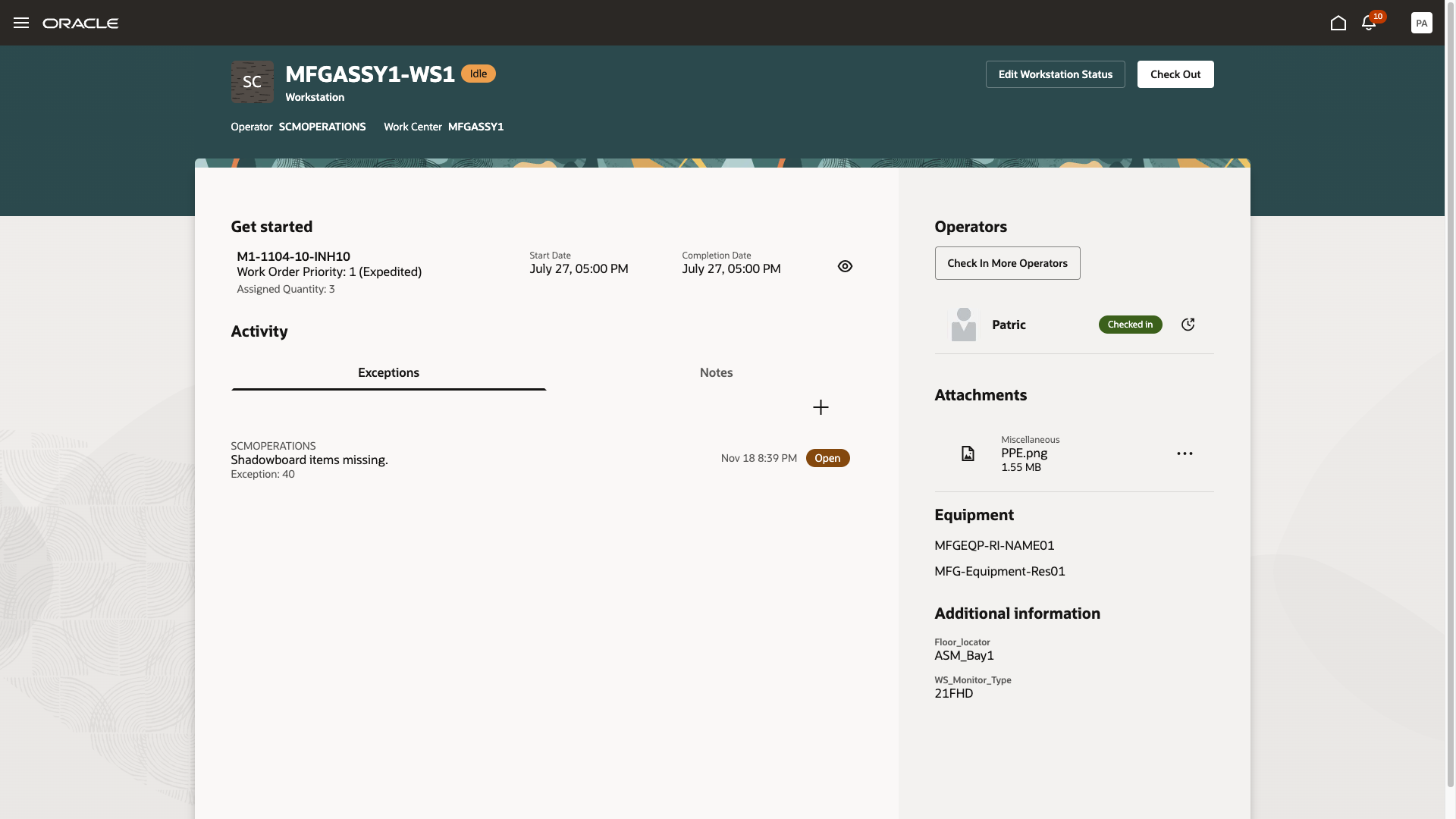 View Descriptive FlexFields during execution at Workstation