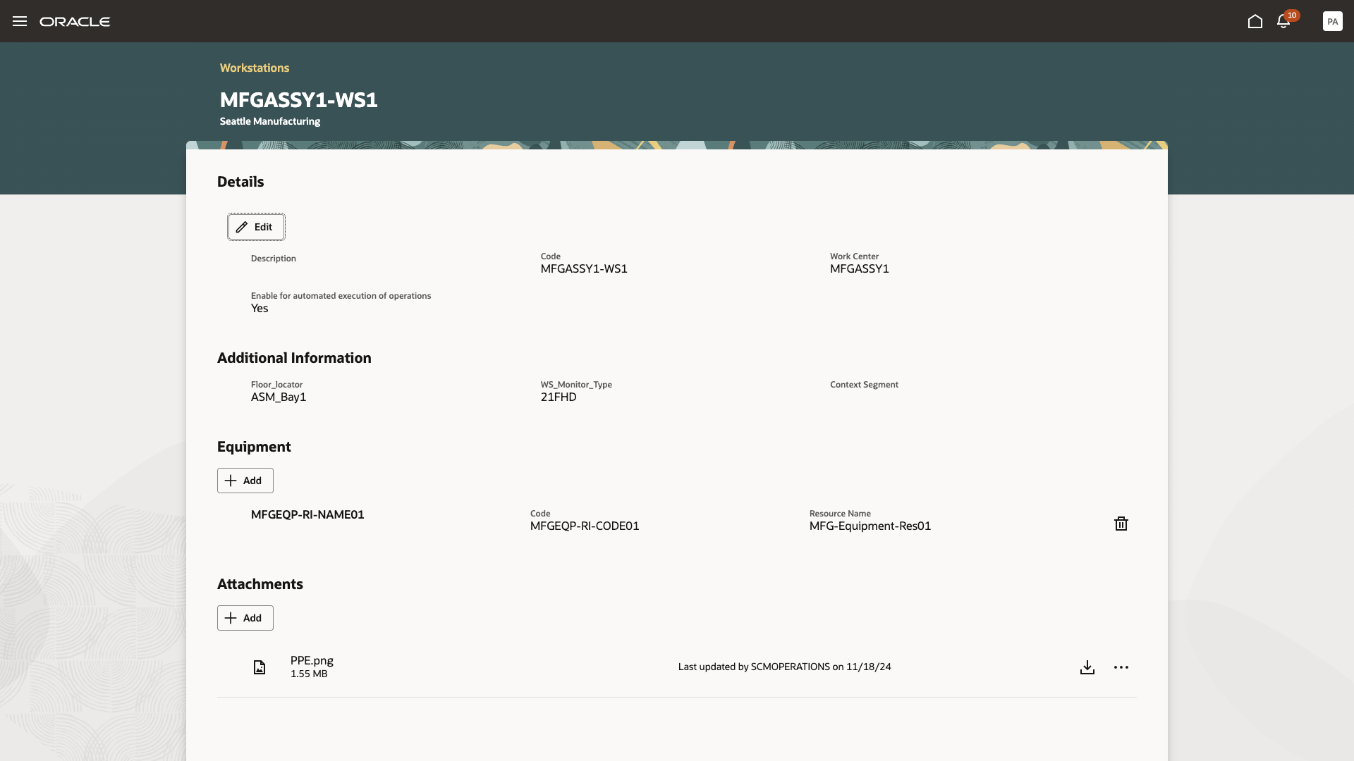 Enable Workstation to support automated execution of operations