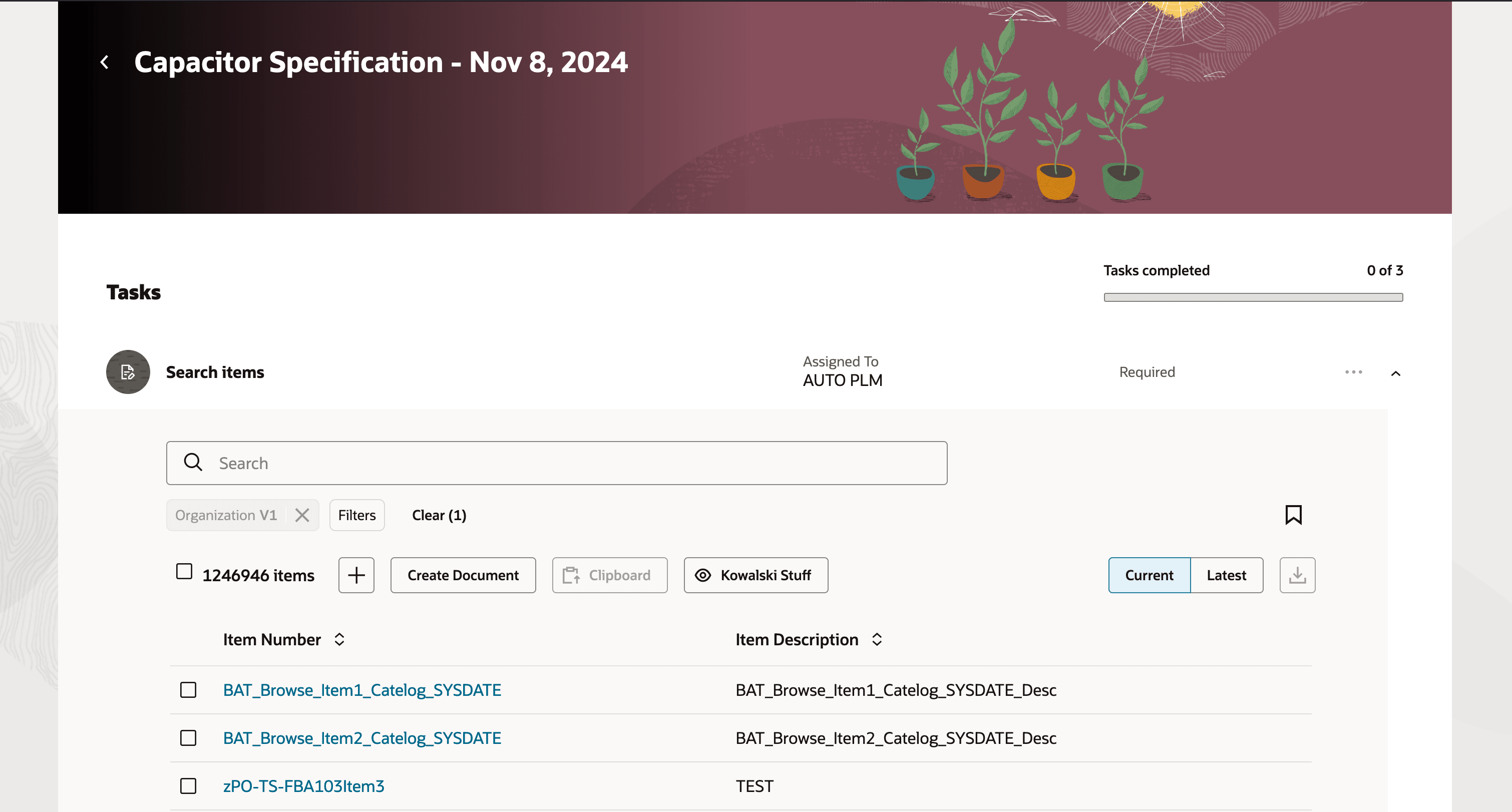 Tasks Details in a Guided Task Flow