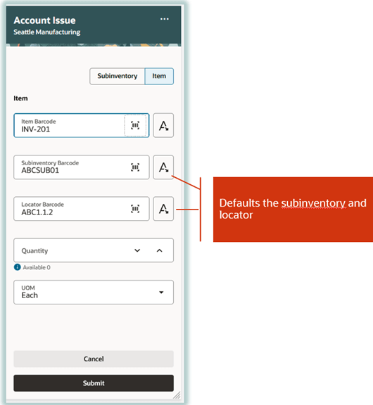 Miscellaneous Transactions