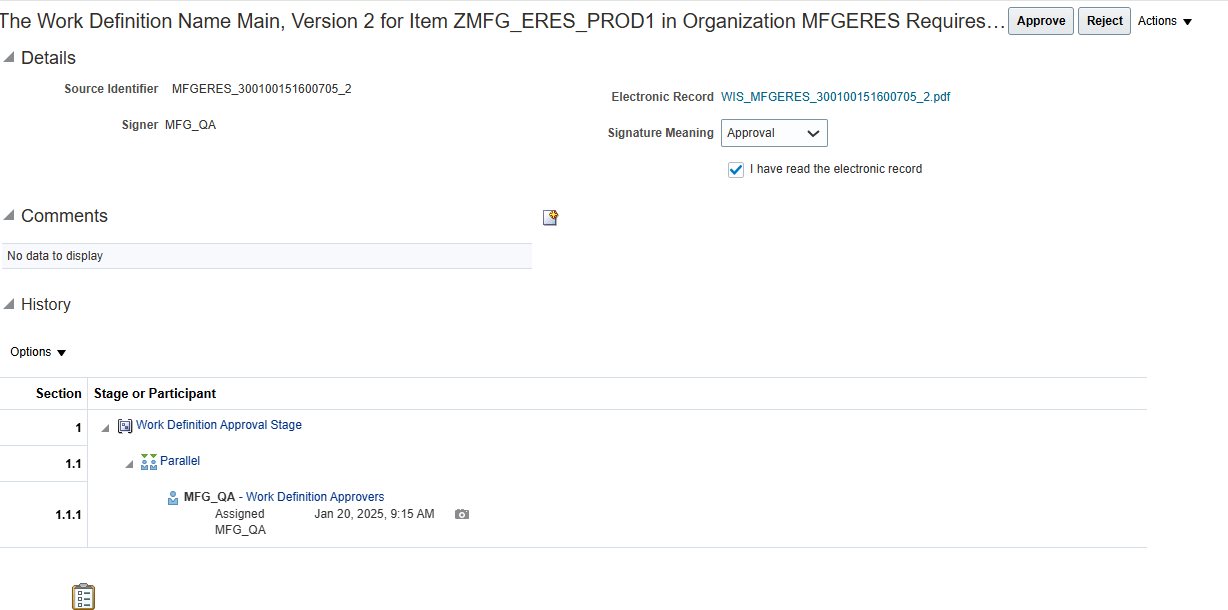 Deferred Electronic Signature Approval Window