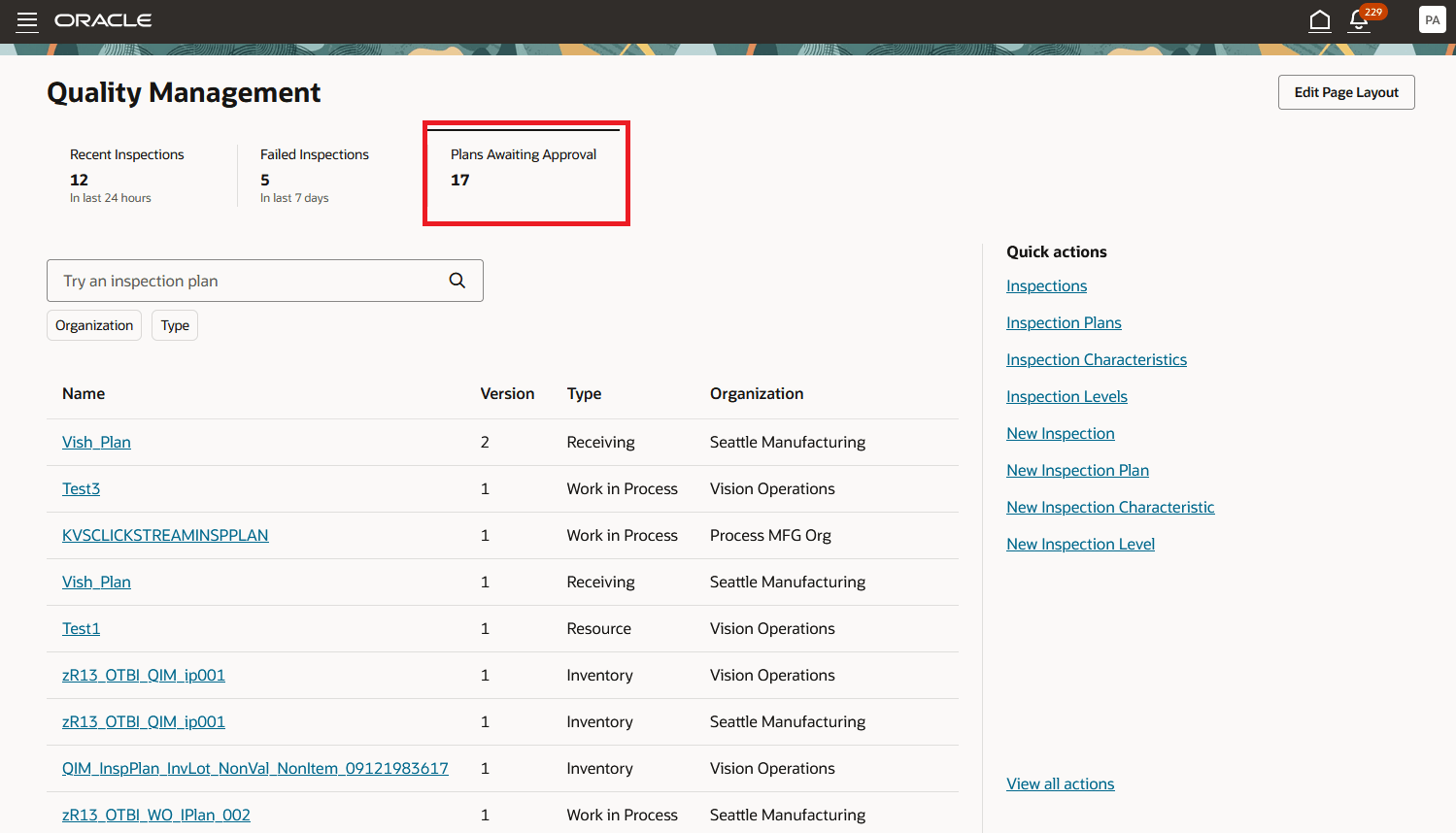 Plans Awaiting Approval KPI