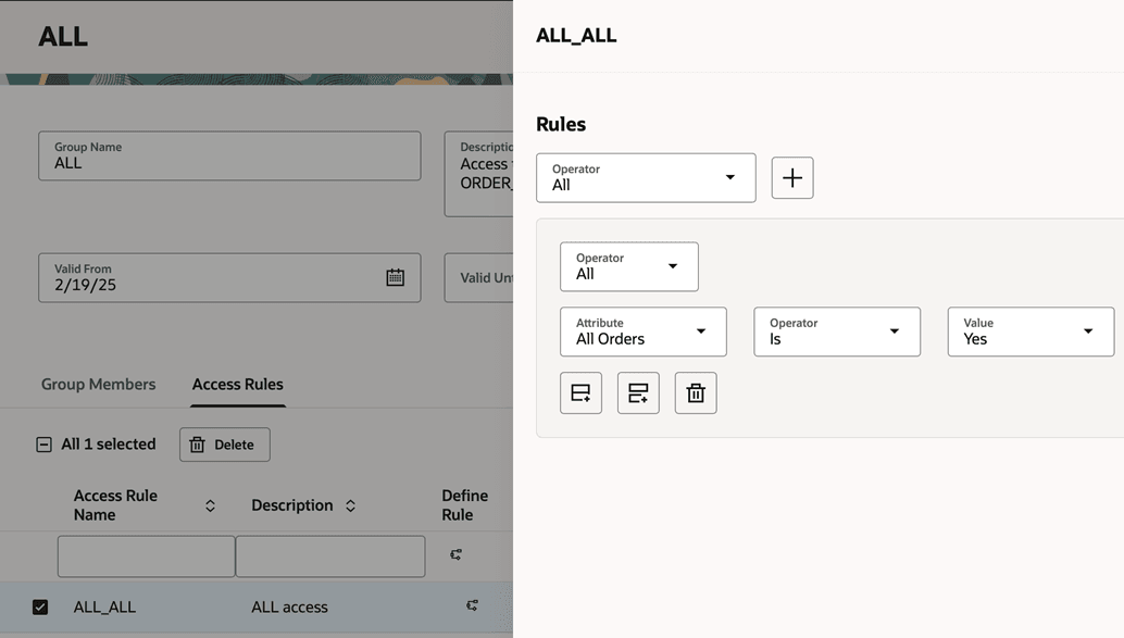 All Access Rule Example