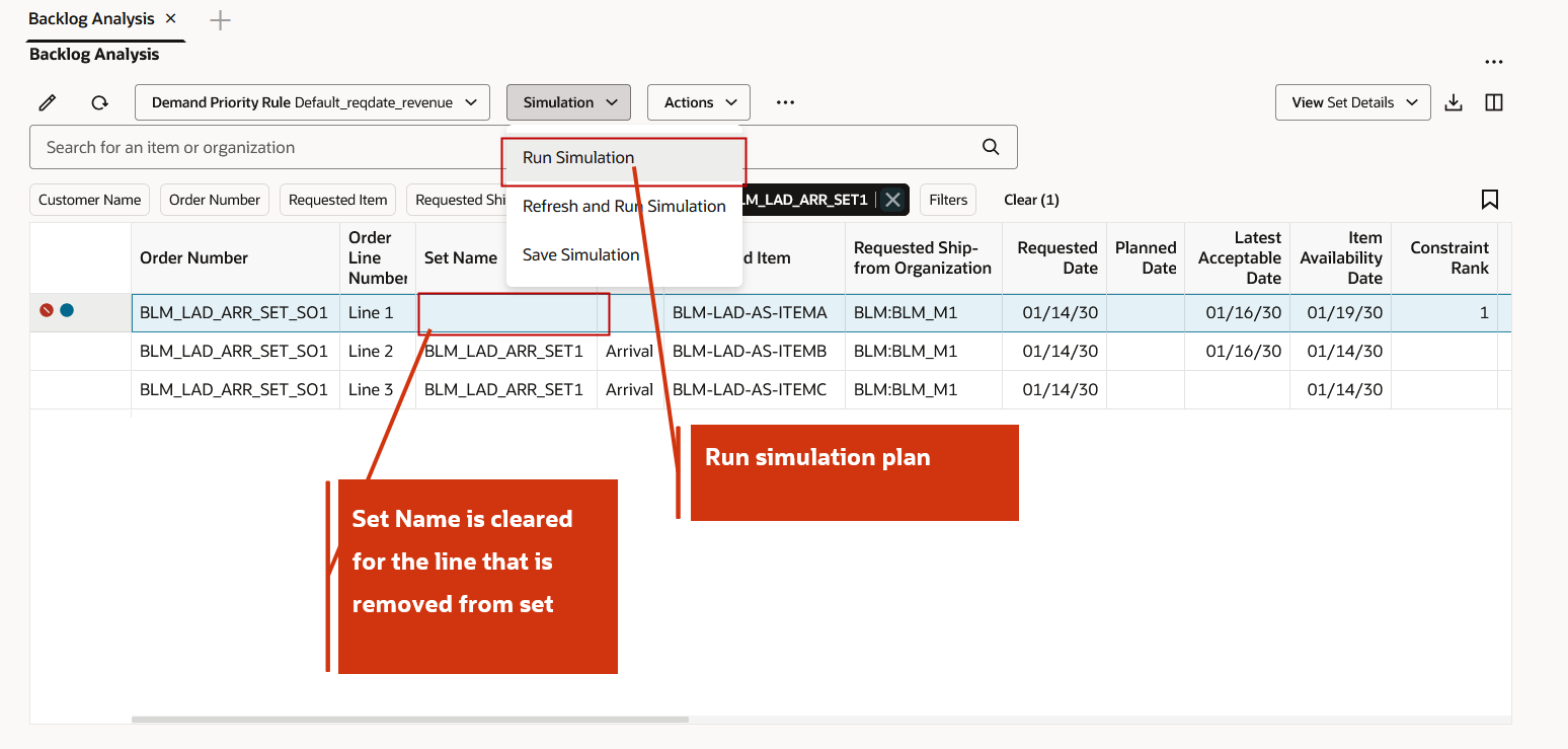 Run a Quick Simulation Plan