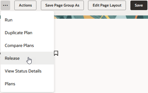 Plan-Level Release Action