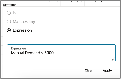 Measure Filter
