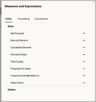 Display Order