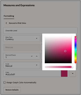 Customize Graphs with Colors
