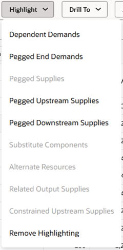 Highlight Menu When Supply Cells Are Selected