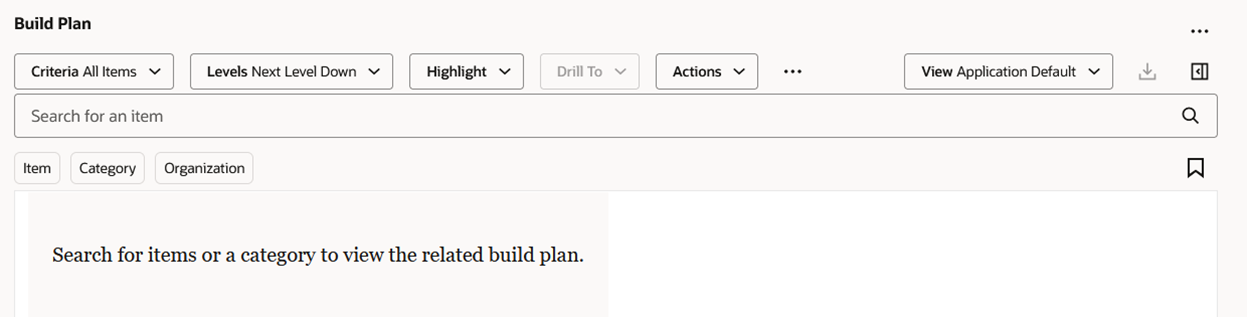 Build Plan Empty State