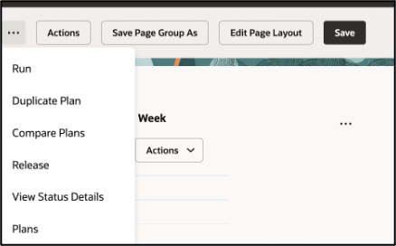 More Actions Menu