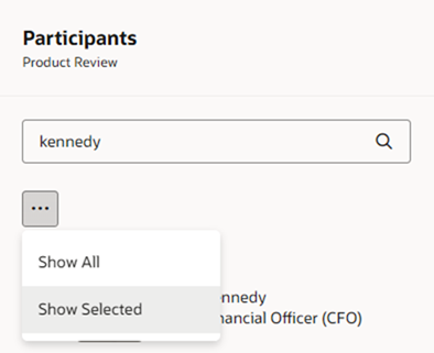 Toggle Between Show All and Show Selected