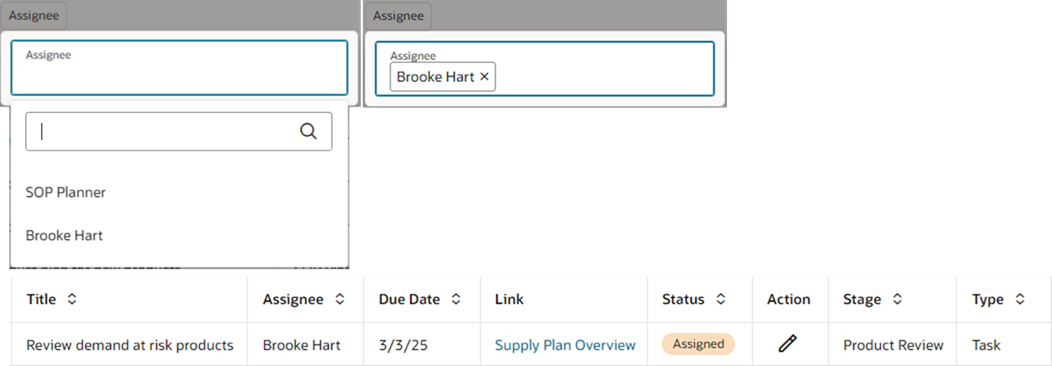 Overview Page - Filter the Worklist