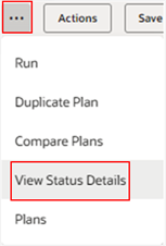 View Plan Status Details