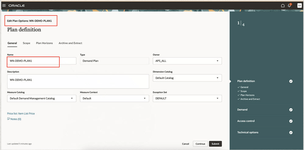 Refreshed page to display edit icon for newly created plan