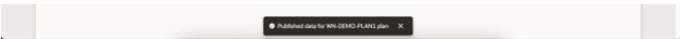 Confirmation Message After Completion of Scheduled Process