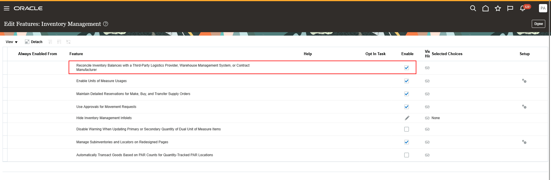Opt-in Feature 