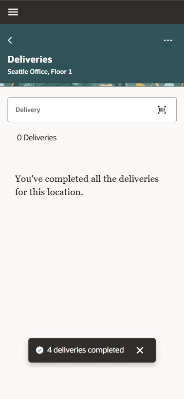 Complete deliveries together