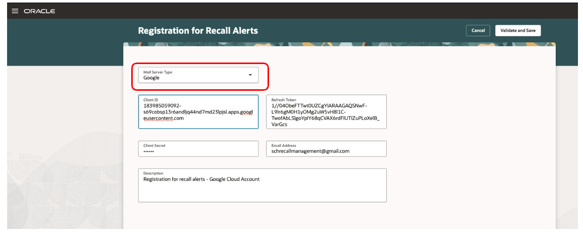 Google Email Registration