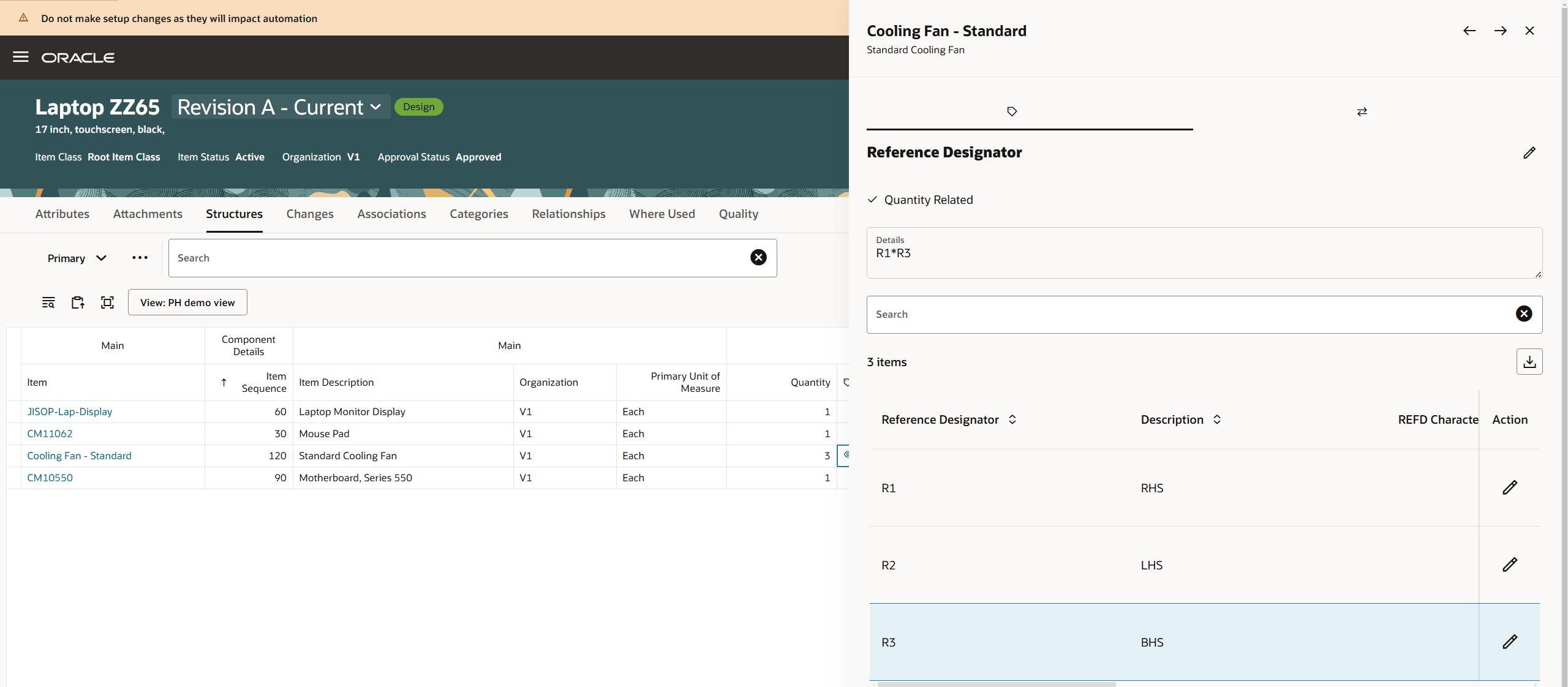 Create and Edit Reference Designators for a Component