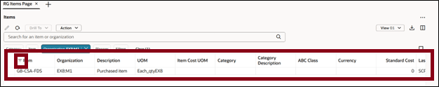Column Filter Result with Keyword Search