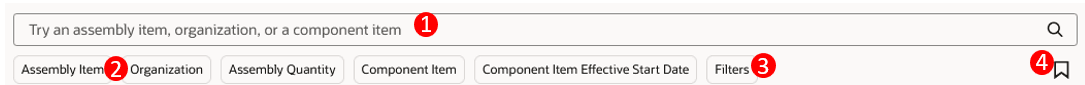 Search for Item Structures