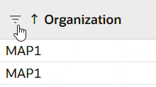 Invoking Column Filters