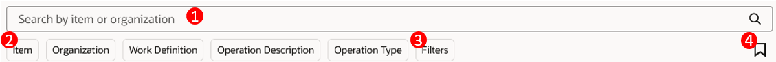 Operations Search Component