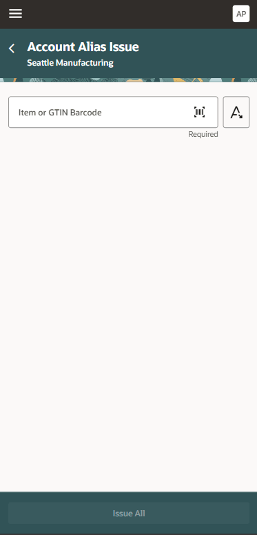 Miscellaneous Transaction UI