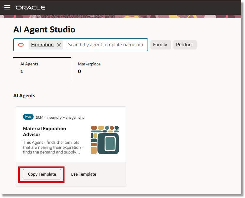 Material Expiration Advisor Agent Template